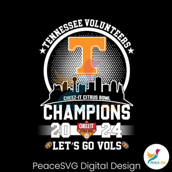 Tennessee Vols Cheez It Citrus Bowl Champions Svg Cricut Ready File
