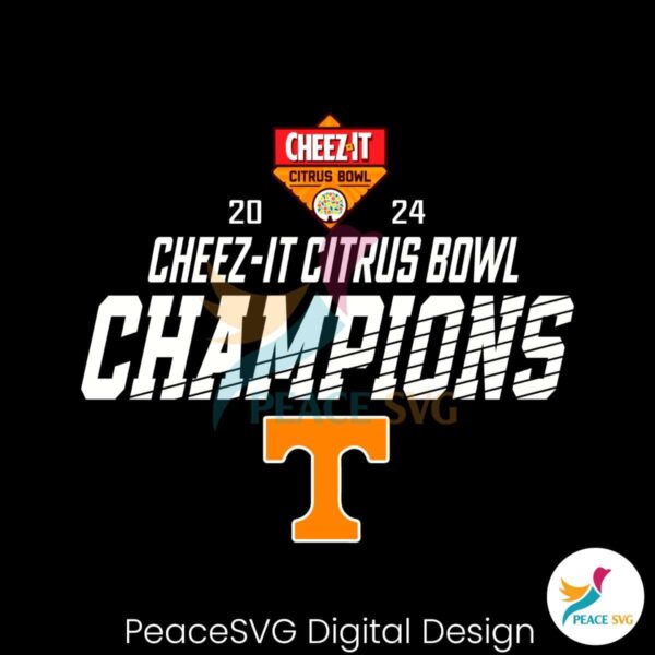 Tennessee Volunteers Citrus Bowl Champions Svg Printable Design