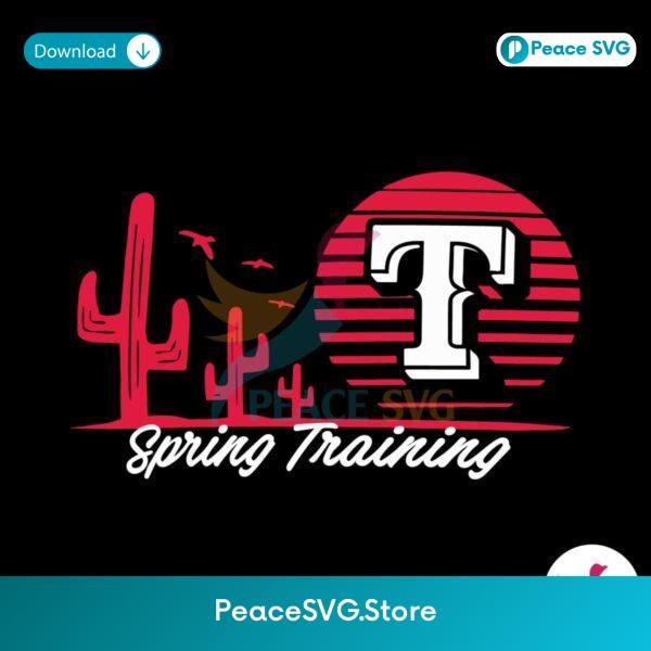Texas Rangers Mlb Spring Training Svg For Vinyl Cutting