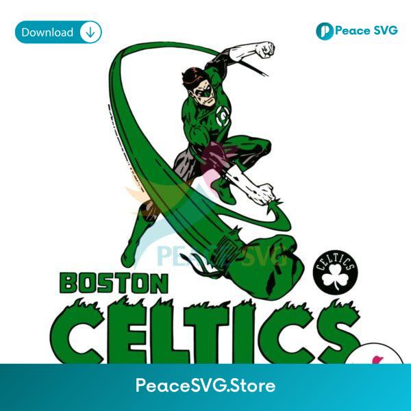 The Green Lantern Boston Celtics Comics Svg Layered File