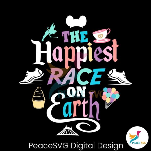 The Happiest Race On Earth Rundisney Svg For Silhouette