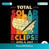 Totla Solar Eclipse 2024 America Path Of Totality Svg Cut File