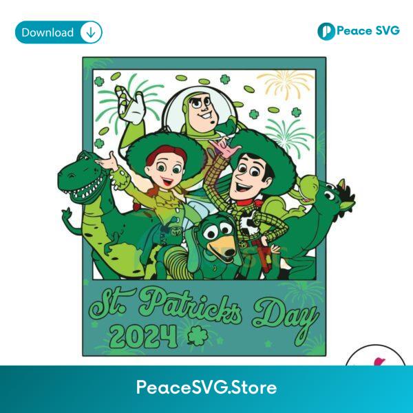 Toy Story Friends St Patricks Day 2024 Svg Clipart