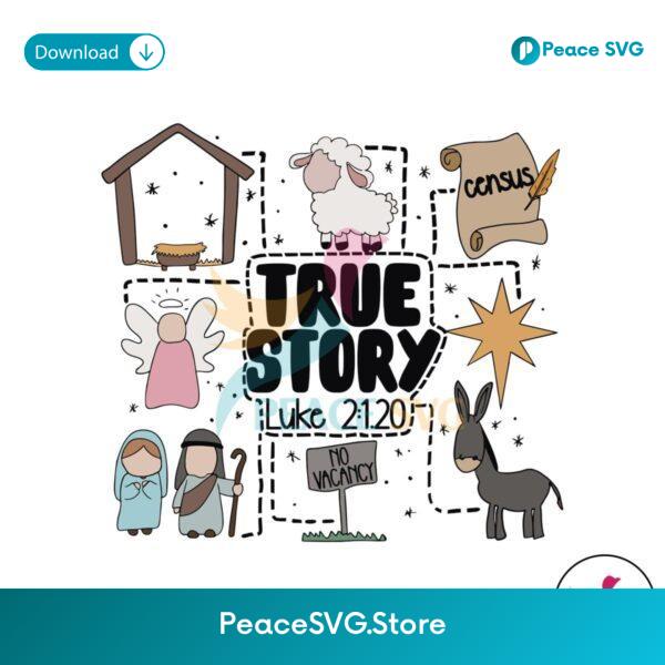 True Story Christian Happy Easter Day Svg Layered File