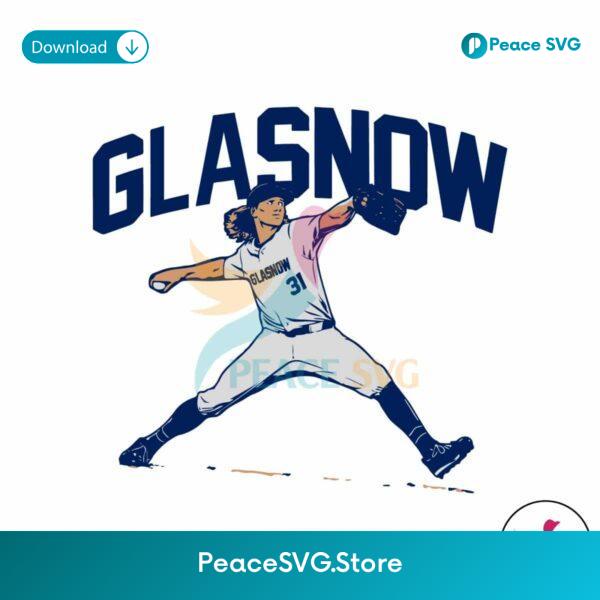Tyler Glasnow Los Angeles Dodgers Player Svg Cut File