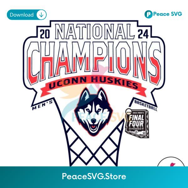 Uconn Huskies Ncaa National Champions Svg Printable Design