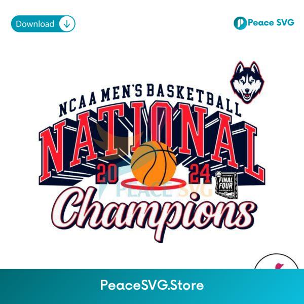 Uconn Ncaa Mens Basketball National Champions Svg Vector File