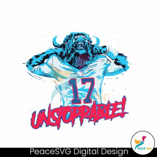 Unstoppable Josh Allen Buffalo Bills Png Printable File