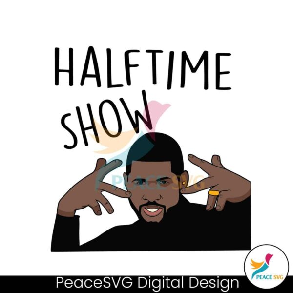 Usher Halftime Show Super Bowl Svg Cricut Ready File
