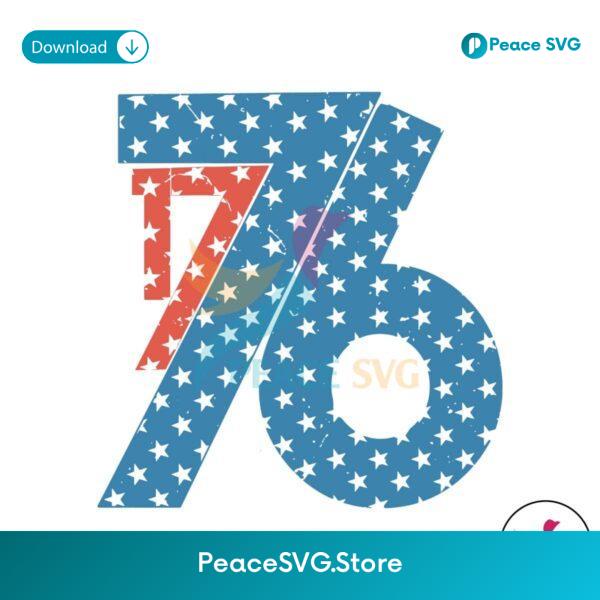 Vintage 1776 Usa Flag 4th Of July Svg Instant Download