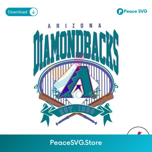Vintage Arizona Diamondbacks Est 1998 Svg Instant Download