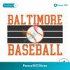 Vintage Baltimore Baseball Mlb Team Svg For Vinyl Cutting