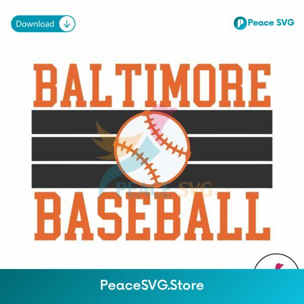 Vintage Baltimore Baseball Mlb Team Svg For Vinyl Cutting