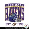 Vintage Baltimore Ravens Football Helmet 1966 Svg Printable Design