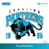 Vintage Carolina Panthers Football Svg Cut File