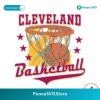 Vintage Cleveland Basketball Svg Cut File