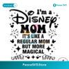 Vintage Im A Disney Mom More Magical Svg Digital Download
