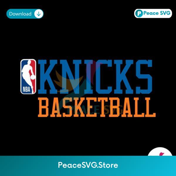 Vintage Knicks Basketball Nba Team Svg Digital Download