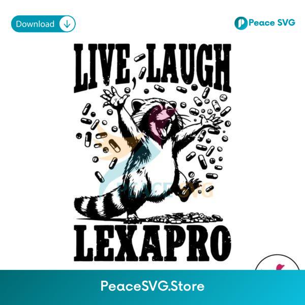 Vintage Live Laugh Lexapro Happy Pills Svg Instant Download