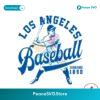 Vintage Los Angeles Baseball 1890 Svg Printable Design
