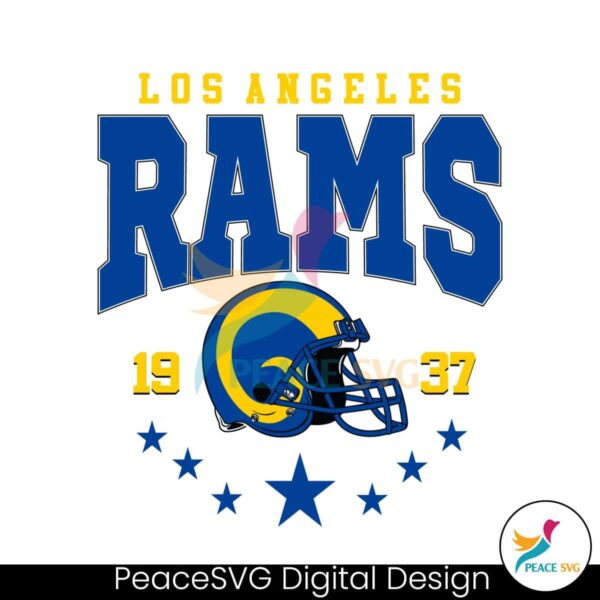 Vintage Los Angeles Football 1937 Svg For Vinyl Cutting