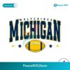 Vintage Michigan Wolverines Football Svg Printable Design