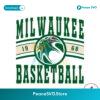Vintage Milwaukee Basketball 1968 Svg For Silhouette