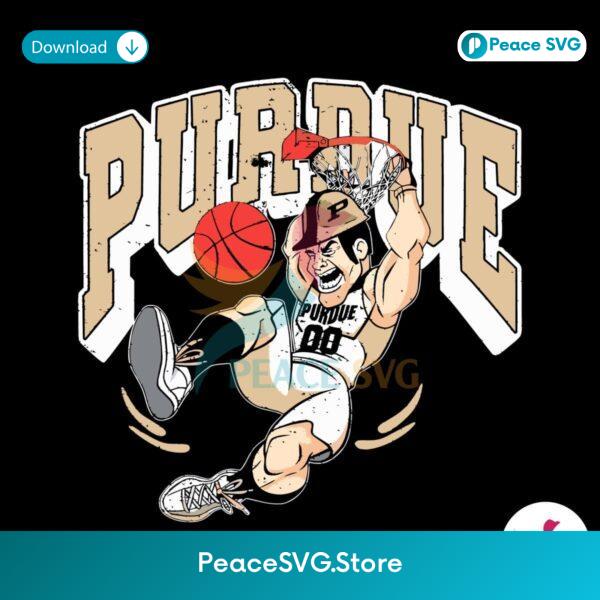 Vintage Purdue Mascot Basketball Svg Cricut Ready File