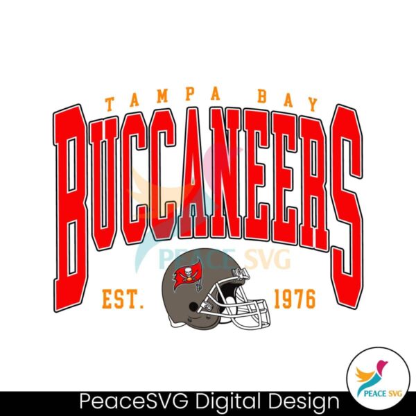 Vintage Tampa Bay Buccaneers Est 1976 Svg Layered File