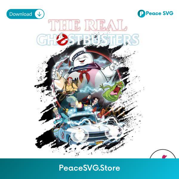 Vintage The Real Ghostbusters Png Digital Download