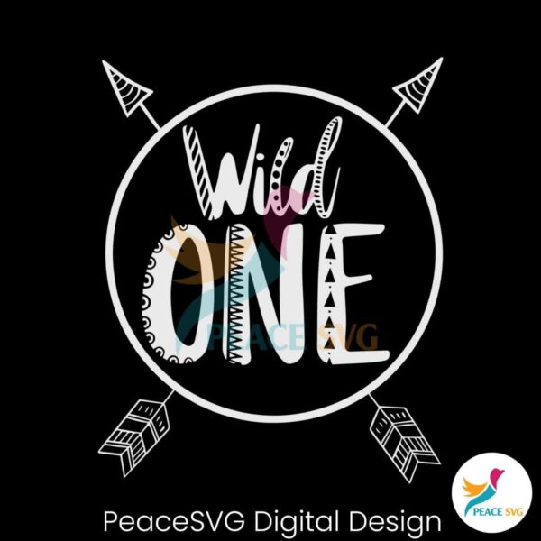 Vintage Wild One Birthday Svg Instant Download