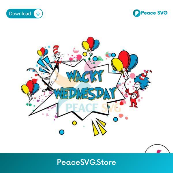 Wacky Wednesday Dr Seuss Svg Files For Cricut