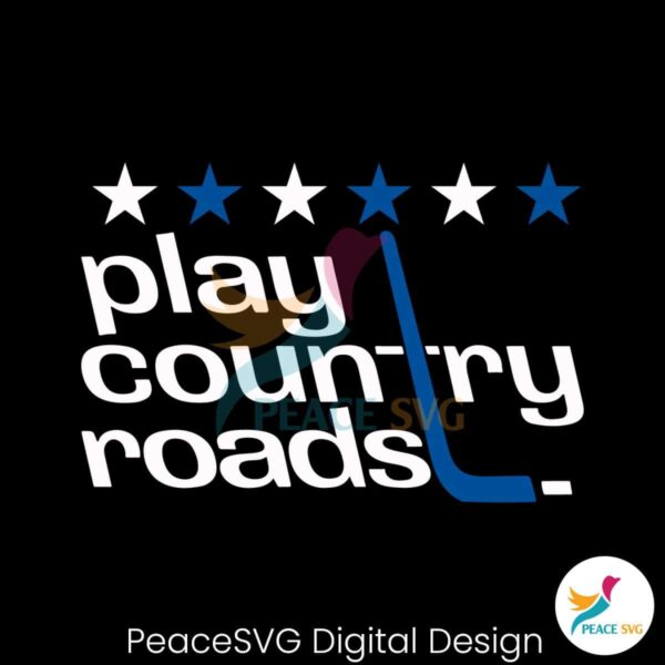 Washington Hockey Play Country Roads Svg Layered File