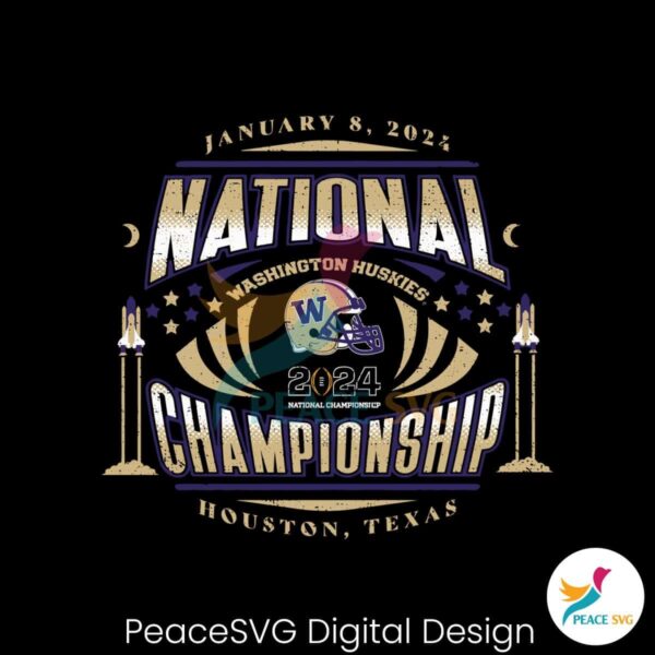 Washington Huskies National Championship Svg Vector File