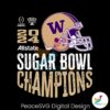 Washington Huskies Sugar Bowl Champions Svg For Silhouette