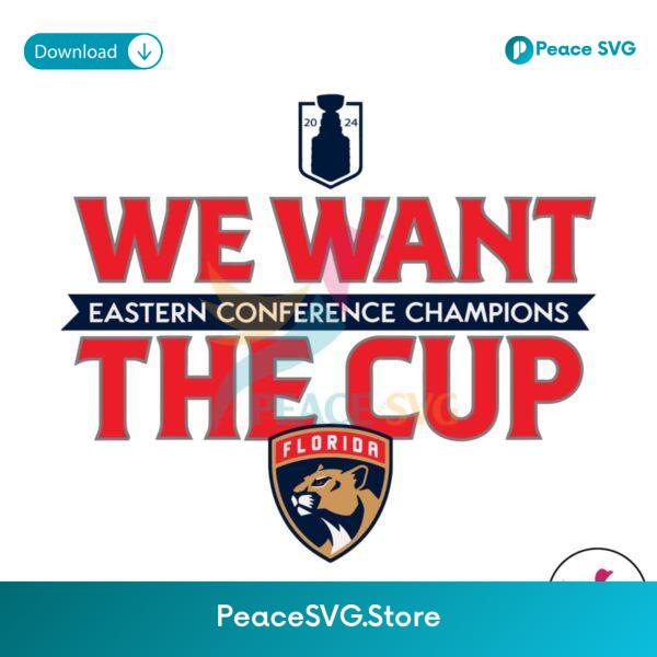We Want The Cup Eastern Conference Champions Svg Cricut Ready File