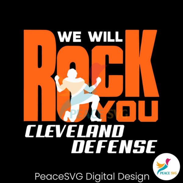 We Will Rock You Cleveland Defense Svg Printable Design