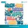 When You Go Through Deep Waters I Will Be With You Png Sublimation Design