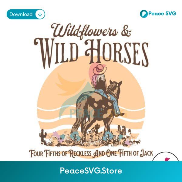 Wildflowers And Wild Horses Lainey Wilson Png Clipart