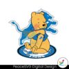 Winnie The Pooh Detroit Lions Svg Layered File