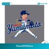 Yoshinobu Yamamoto Caricature Mlb Player Svg Cricut Ready File