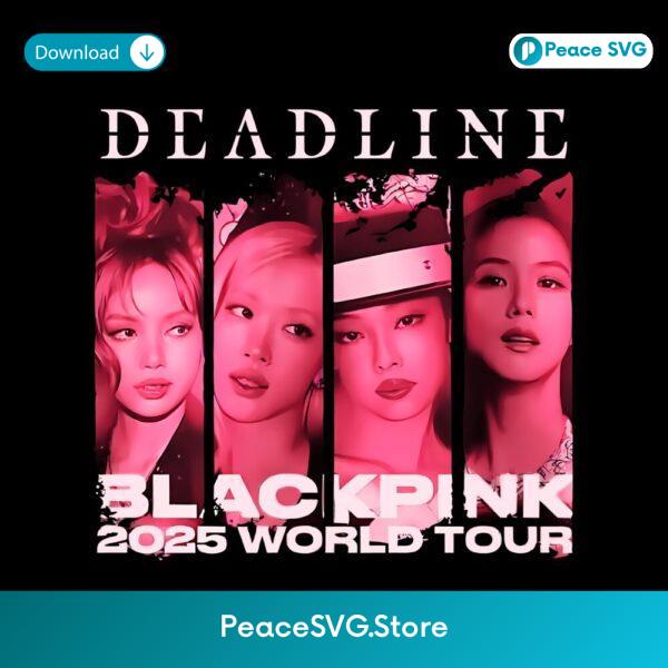 Blackpink Deadline 2025 World Tour Portrait PNG