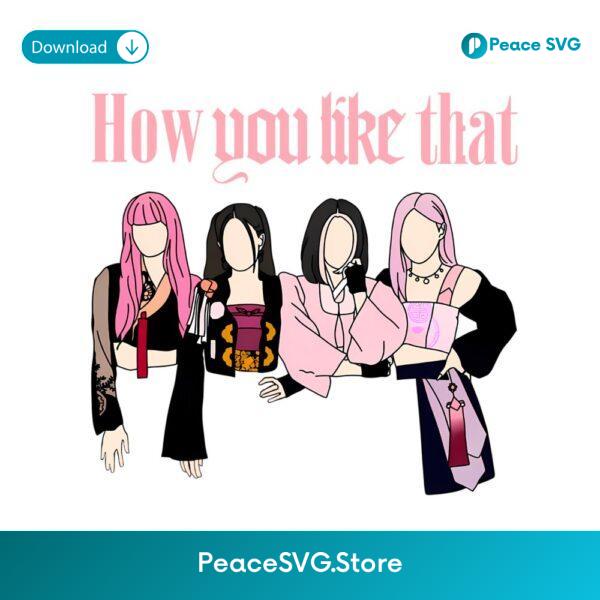 Blackpink How You Like That Kpop Hanbok Girl Group PNG