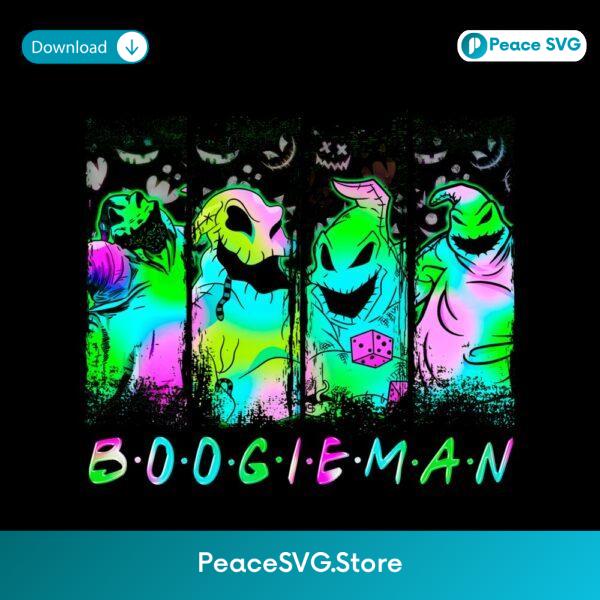 Boogieman Neon Halloween Horror Movie Character PNG