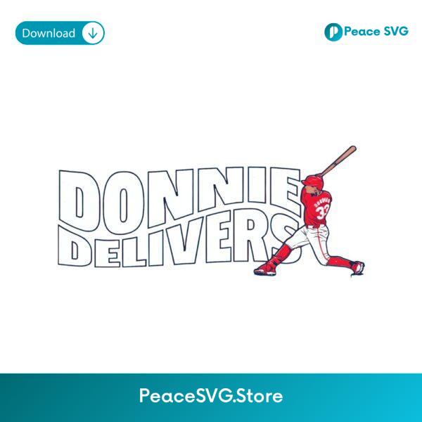 Brendan Donovan Baseball Donnie Delivers Quote Sports Graphic PNG