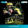 Brett Favre Green Bay Quarterback Gunslinger Grunge Graphic PNG