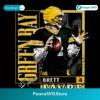 Brett Favre Green Bay Quarterback Number Four Football Card Style PNG
