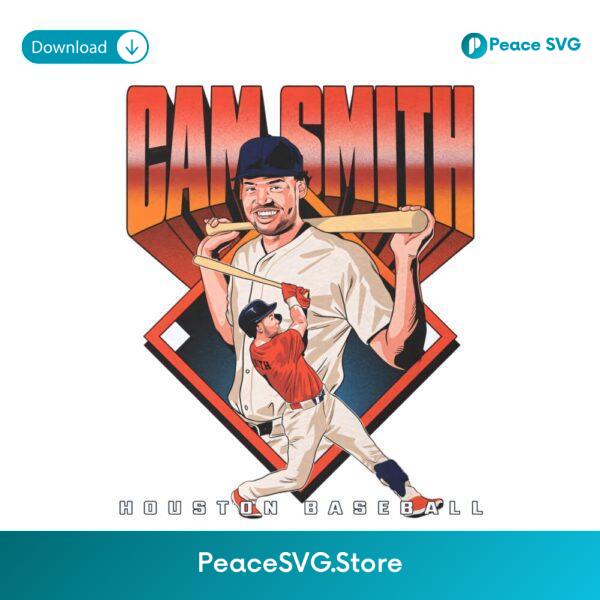 Cam Smith Houston Baseball Diamond Graphic PNG