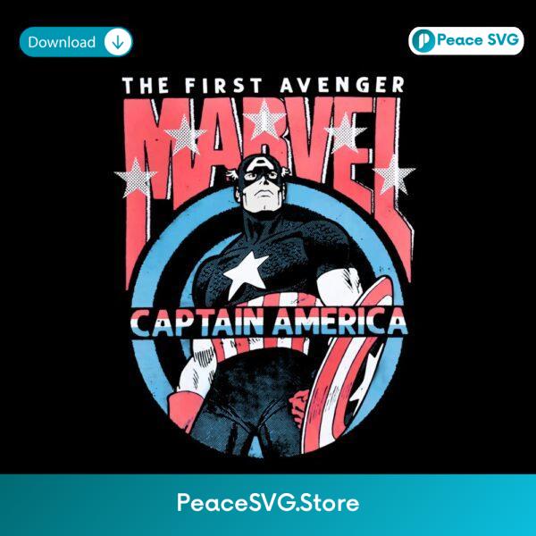 Captain America The First Avenger Marvel Superhero Retro Comic PNG