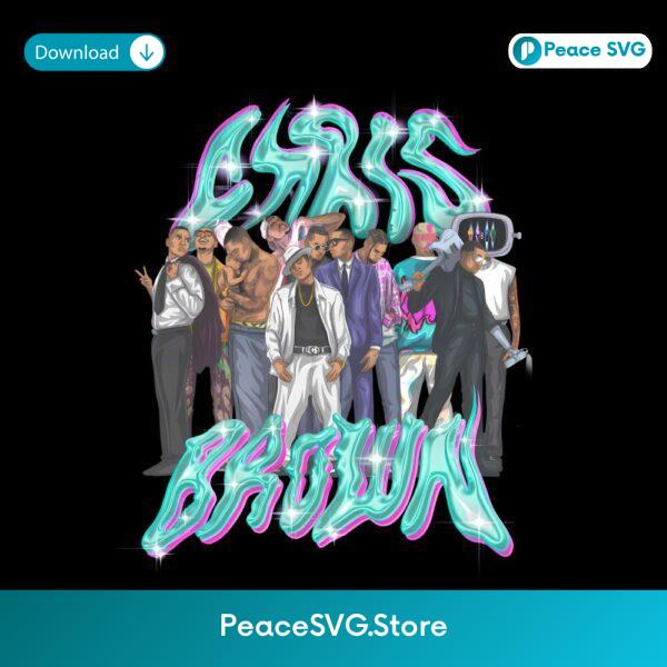 Chris Brown 20 Years Of Cb Cartoon Characters PNG